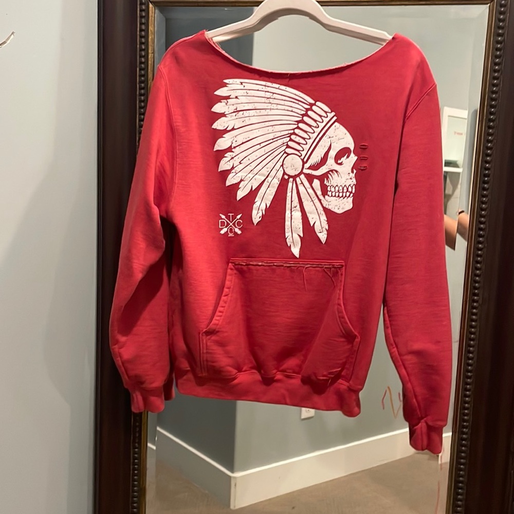 The Drive Clothing off-shoulder road rash sweatshirt -women’s Medium